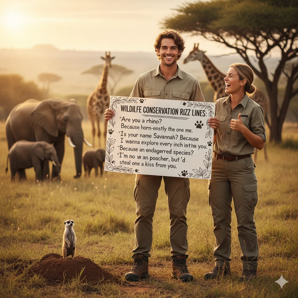 wildlife conservation rizz lines