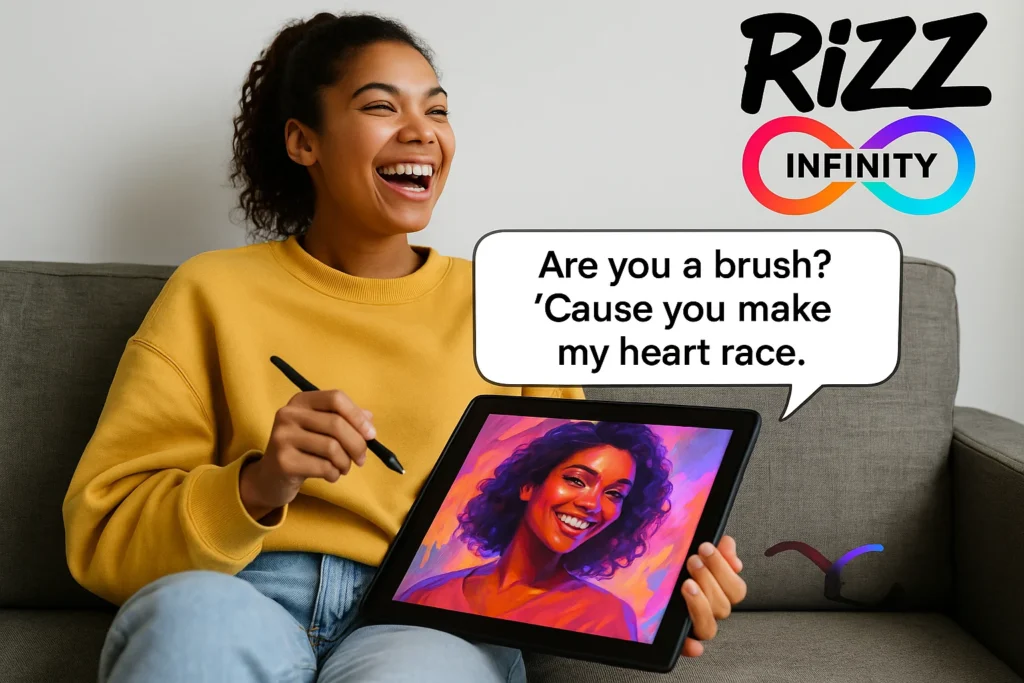 digital art rizz lines