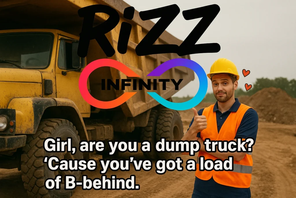 dump truck rizz lines