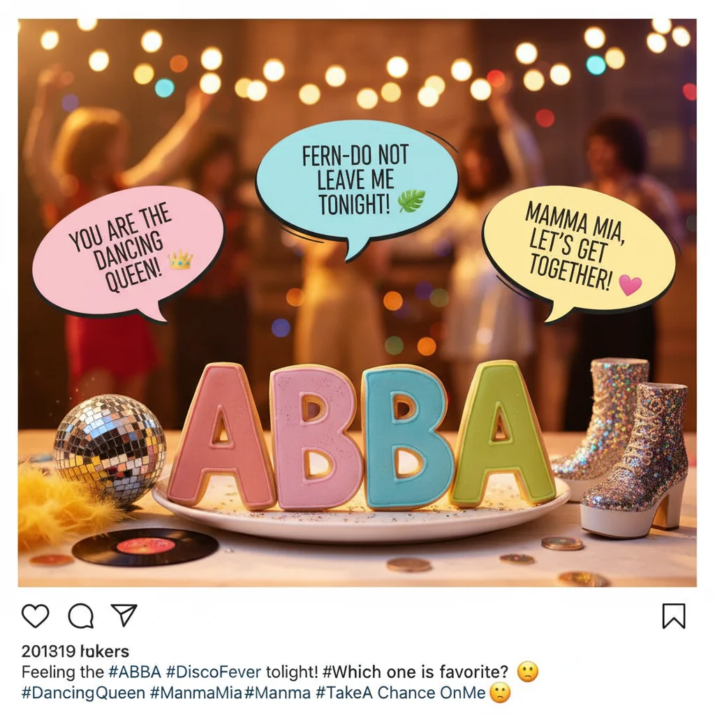 abba puns for instagram