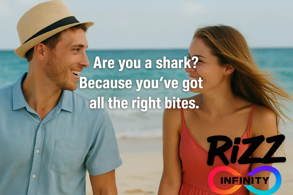 catchy shark rizz lines