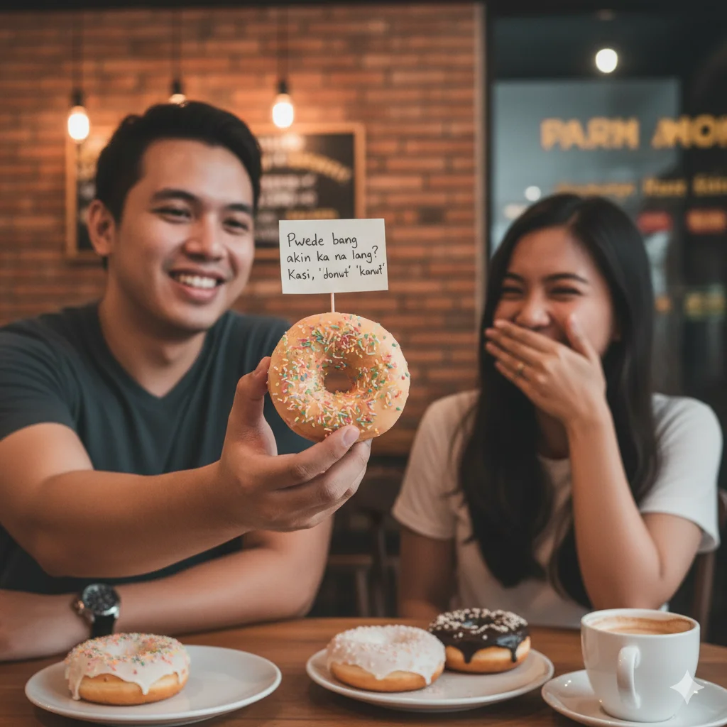 donut pick up lines Tagalog