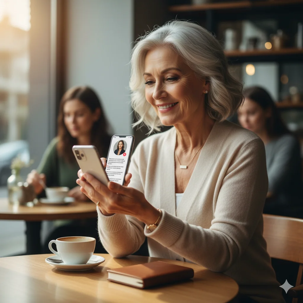 older women rizz lines tinder