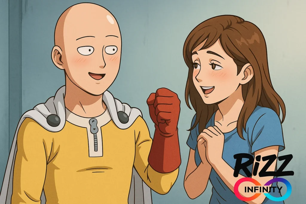 one punch man rizz lines
