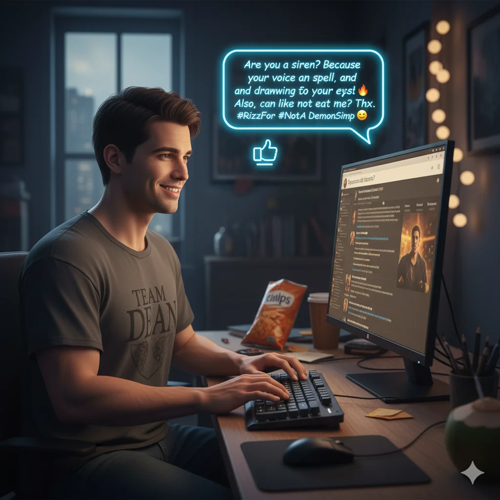 supernatural rizz lines reddit