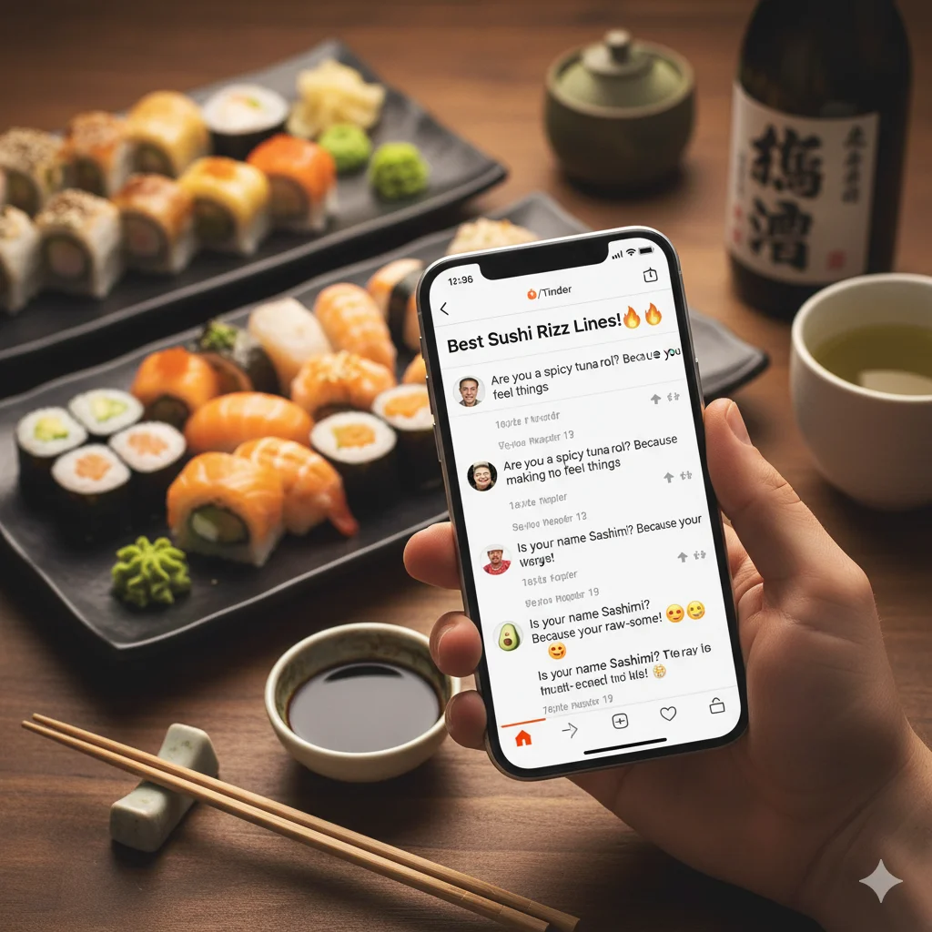 sushi rizz lines reddit