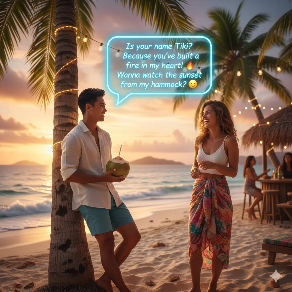 tropical island rizz