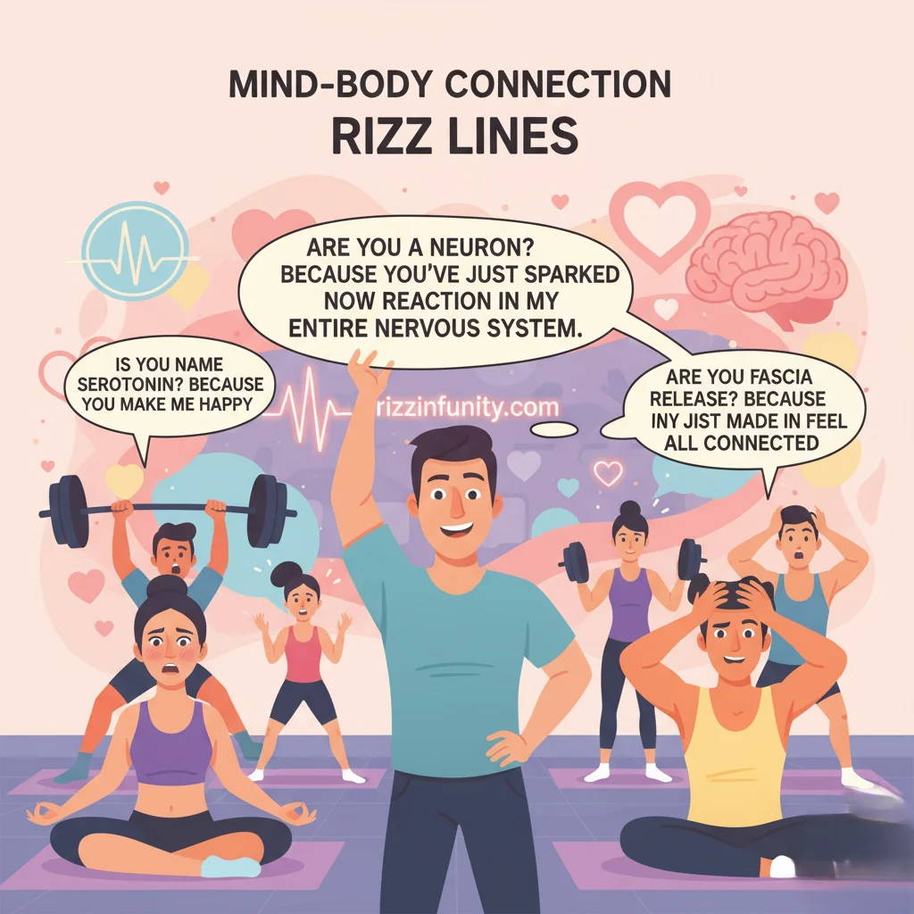 mindbody connection rizz lines funny